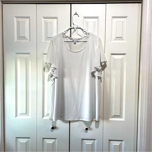 Calvin Klein White Blouse 2X